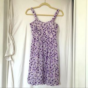 purple chiffon babydoll dress y2k